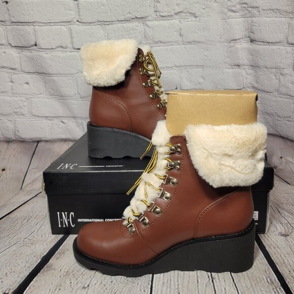 Hannia Womens Padded Insole Lace up Booties - Picture 4 of 10